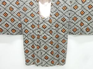 本総絞り菱に花模様道行コート